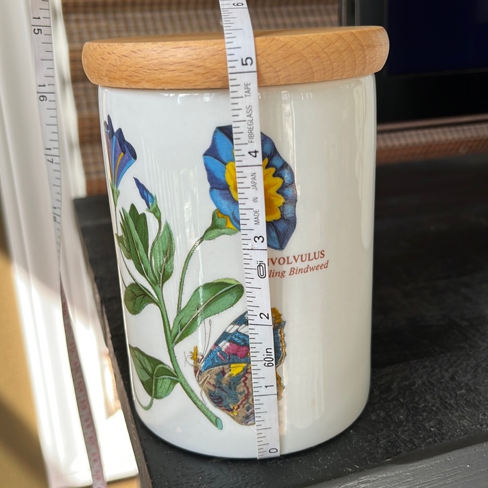 PORTMEIRION Vintage Botanic Garden 5” Canister Convolvulus Trailing Bind… - Picture 6 of 8